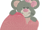 breast cancer ribbon mouse 002